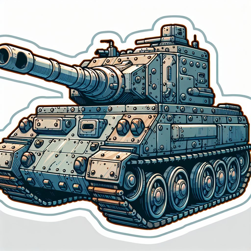 ai sticker war tank